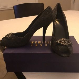 Size 9 Stuart Weitzman Gemstone Midnight Cashmere